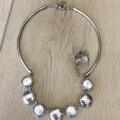 Beautiful White House, Black market mother of pearl statement, necklace