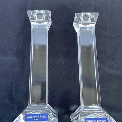 Villeroy & Boch Lead Crystal Candlesticks