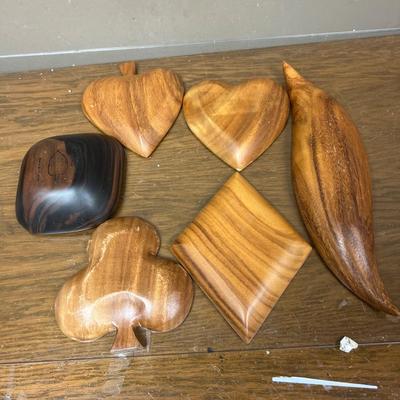 Set of 6 Wood Bowls