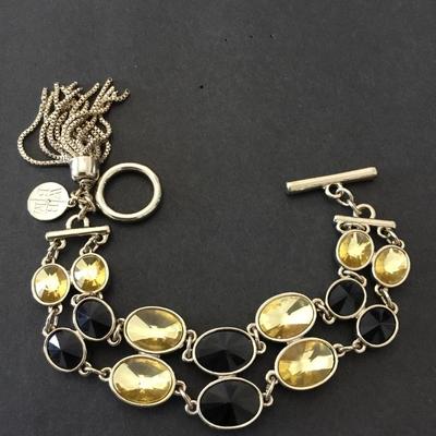 Beautiful White House Black market brain stone toggle bracelet very beautiful very nice