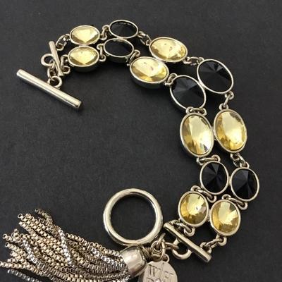 Beautiful White House Black market brain stone toggle bracelet very beautiful very nice