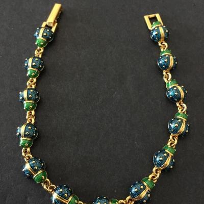 Joan Rivers ladybug bracelet, beautiful very nice excellent condition