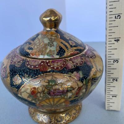 Vintage Satsuma style Ginger Jar