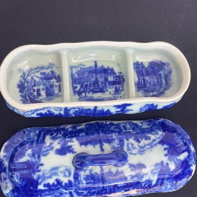 Vintage Victoria Ware Ironstone Condiment Dish