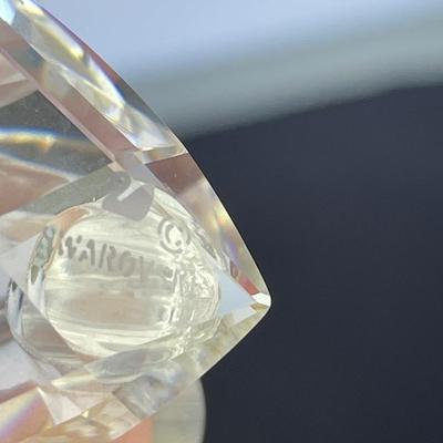 2 Crystal Swans Swarovski and other
