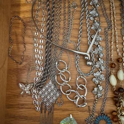 Costume Gold and Silver Necklaces (B3-TF)