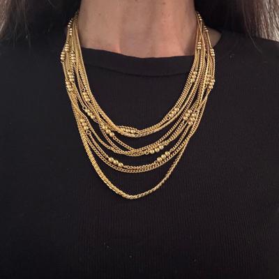 Costume Gold and Silver Necklaces (B3-TF)