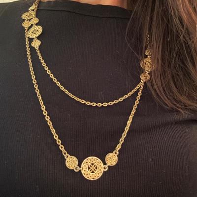 Costume Gold and Silver Necklaces (B3-TF)