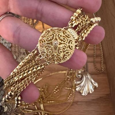 Costume Gold and Silver Necklaces (B3-TF)
