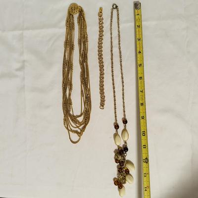 Costume Gold and Silver Necklaces (B3-TF)