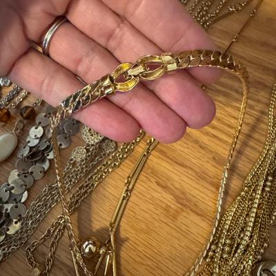 Costume Gold and Silver Necklaces (B3-TF)