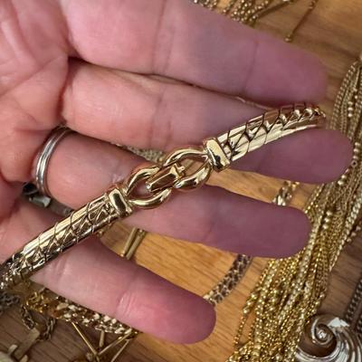 Costume Gold and Silver Necklaces (B3-TF)
