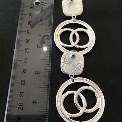 Gorgeous statement earrings large very nice
