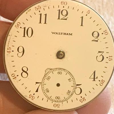 Lancet / Marvin Watch Co. & Waltham 15 Jewel Pocket Watch Movements