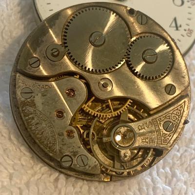 Lancet / Marvin Watch Co. & Waltham 15 Jewel Pocket Watch Movements