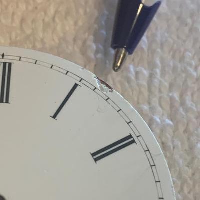 Vintage Pocket Watch Movement / Face - No Indicators - Unidentified