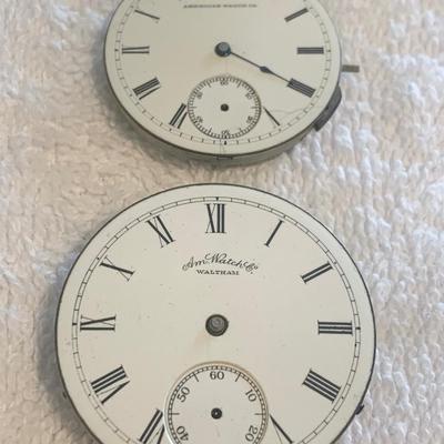 American Watch Co / Waltham Pocket Watch Movements