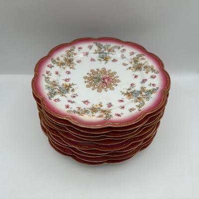 Antique Haviland Limoges France Plates – Set of 10