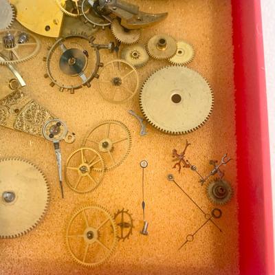 Elgin Pocket Watch Parts Lot
