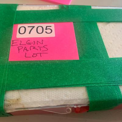 Elgin Pocket Watch Parts Lot