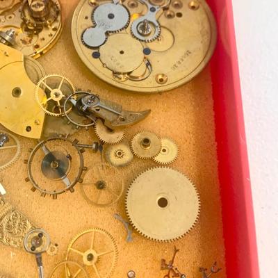 Elgin Pocket Watch Parts Lot