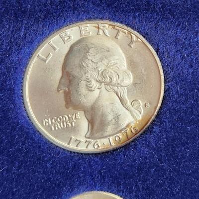 100 Years of United States Silver Coins in case