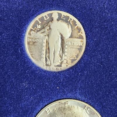 100 Years of United States Silver Coins in case