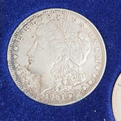 100 Years of United States Silver Coins in case