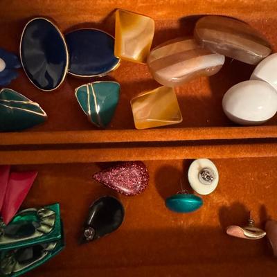 Large Selection of Vintage Earrings (Pierced) (B3-TF)