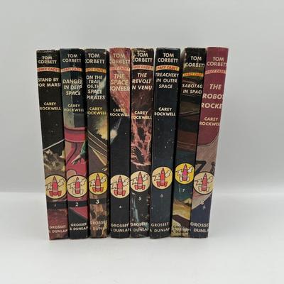 Complete 8-Book “Tom Corbett, Space Cadet” Series – 1950s Grosset & Dunlap