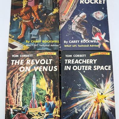 Complete 8-Book “Tom Corbett, Space Cadet” Series – 1950s Grosset & Dunlap
