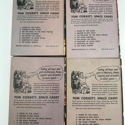 Complete 8-Book “Tom Corbett, Space Cadet” Series – 1950s Grosset & Dunlap