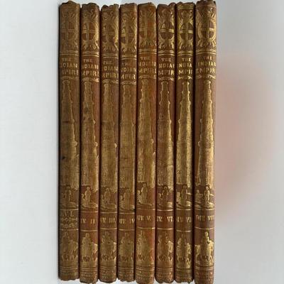 Antique 8-Volume Set – The Indian Empire by R. Montgomery Martin – Illustrated