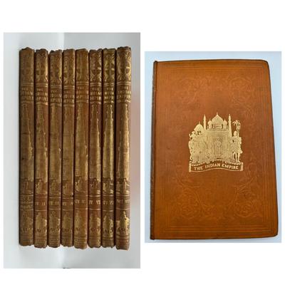Antique 8-Volume Set – The Indian Empire by R. Montgomery Martin – Illustrated