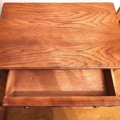 Lot #101 Nightstand/Side Table - Oak Finish