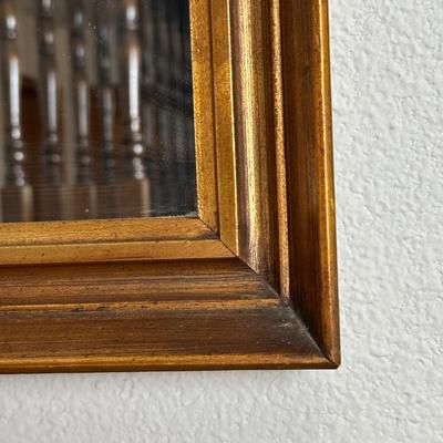 Wood Framed Wall Mirror