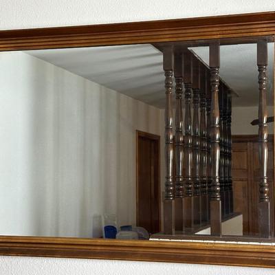 Wood Framed Wall Mirror