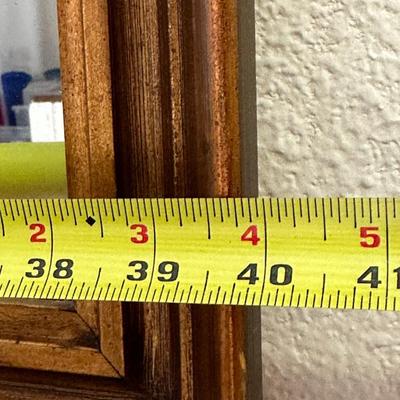 Wood Framed Wall Mirror