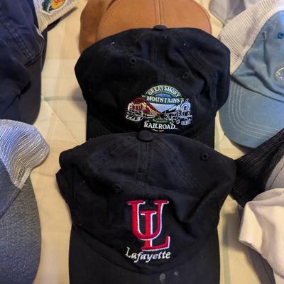 Sale Photo Thumbnail #1797: Assortment Of Used Advertising Baseball Caps #2