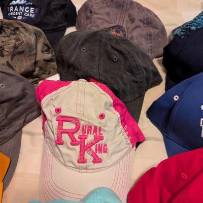 Sale Photo Thumbnail #1821: Assortment Of Used Advertising Baseball Caps #4