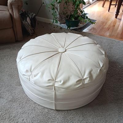 LARGE TUFFED OTTOMAN