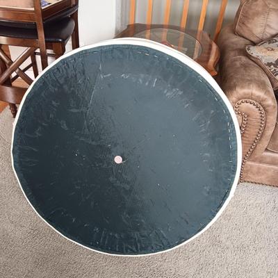 LARGE TUFFED OTTOMAN