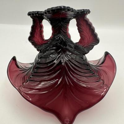 Vintage Amethyst Art Glass Bowl