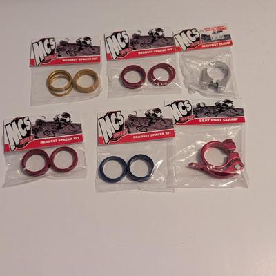 Sale Photo Thumbnail #1851: MCS Bicycles Headset Spacer Kit & Seat Post Clamps #7
