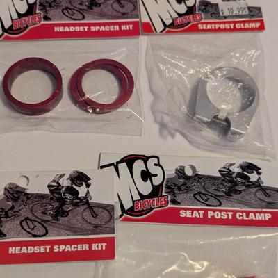 Sale Photo Thumbnail #1855: MCS Bicycles Headset Spacer Kit & Seat Post Clamps #7
