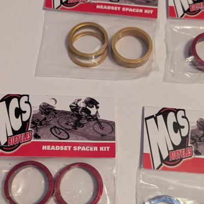 Sale Photo Thumbnail #1854: MCS Bicycles Headset Spacer Kit & Seat Post Clamps #7