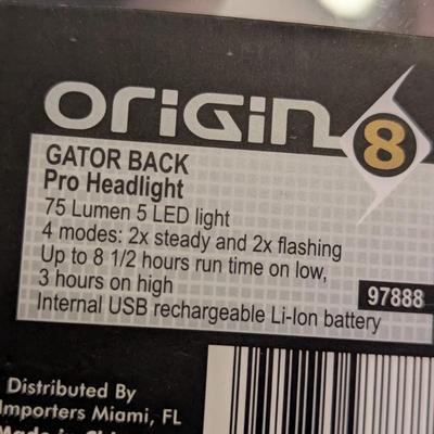 Sale Photo Thumbnail #1867: Origin8 Data Station 8 Wired Bicycle Compute - Pedal System & Gator Back Pro Headlight #9