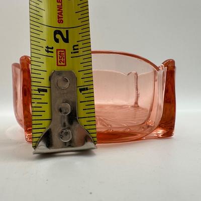 Vintage Pink Depression Glass Bowls - Set of 4