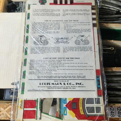 Vintage Marx Electric Train Set