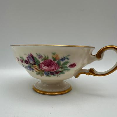 Castleton Bouquet Demitasse Cups and Saucers